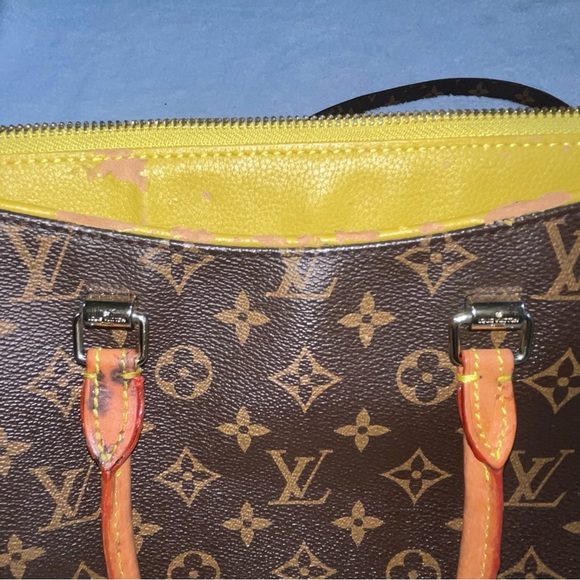 Louis Vuitton Monogram Pallas Tote Bag Crossbody Hand - Picture 5 of 16